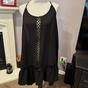Women’s size 1X Swimsuit Coverup Black NEW
